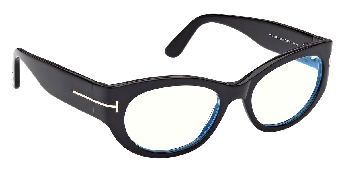 Tom Ford FT6133-B 001 54 - Shiny Black / Blue Filter #id:ft6133b001_s:100135