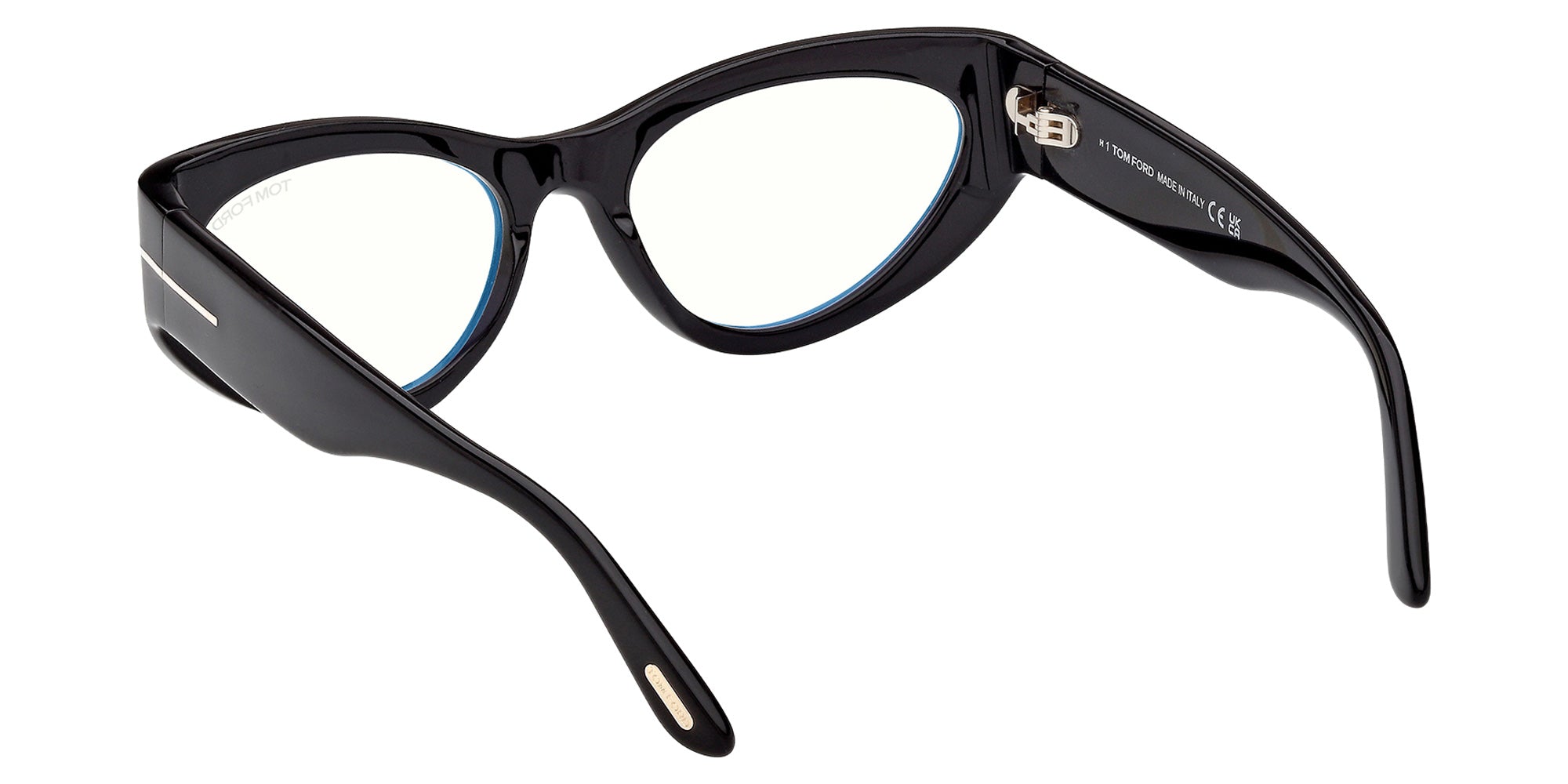 Tom Ford FT6134-B 001 55 - Shiny Black / Blue Filter 001 #id:ft6134b001_s:100115