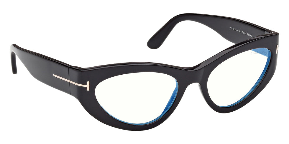 Tom Ford FT6134-B 001 55 - Shiny Black / Blue Filter 001 #id:ft6134b001_s:100135