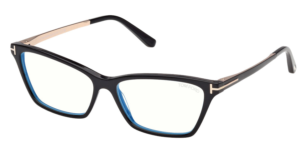 Tom Ford FT6135-B 001 56 - Shiny Black / Blue Filter #id:ft6135b001_s:100105