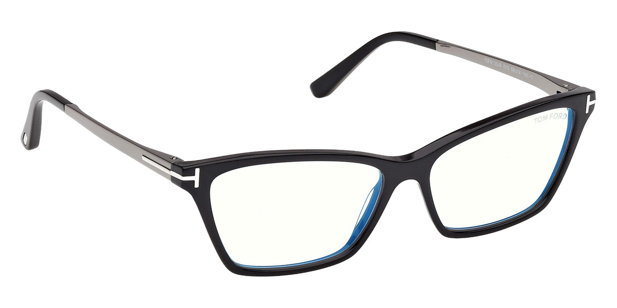 Tom Ford FT6135-B 005 56 - Shiny Black / Blue Filter #id:ft6135b005_s:100135