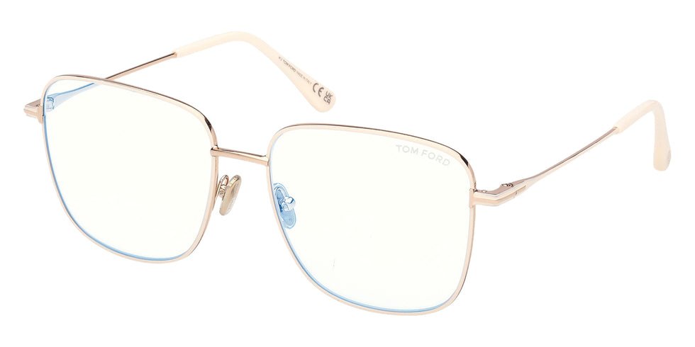 Tom Ford FT6136-B 025 56 - Shiny Ivory / Blue Filter 025 #id:ft6136b025_s:104105