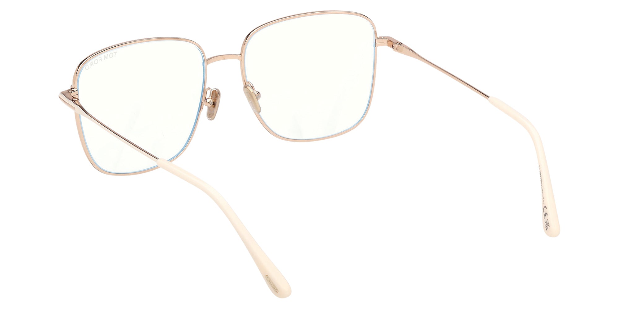 Tom Ford FT6136-B 025 56 - Shiny Ivory / Blue Filter 025 #id:ft6136b025_s:104115