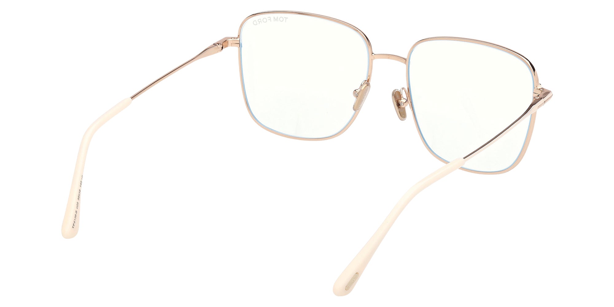 Tom Ford FT6136-B 025 56 - Shiny Ivory / Blue Filter 025 #id:ft6136b025_s:104125