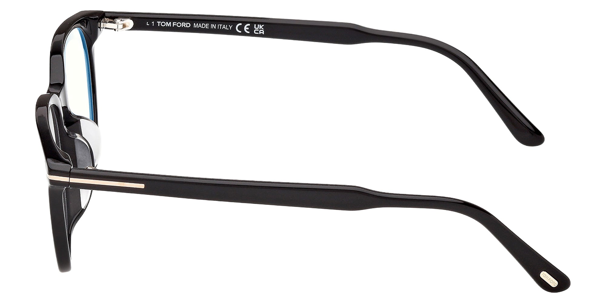 Tom Ford FT6149-D-B 001 55 - Shiny Black / Blue Filter 001 #id:ft6149db001_s:100110