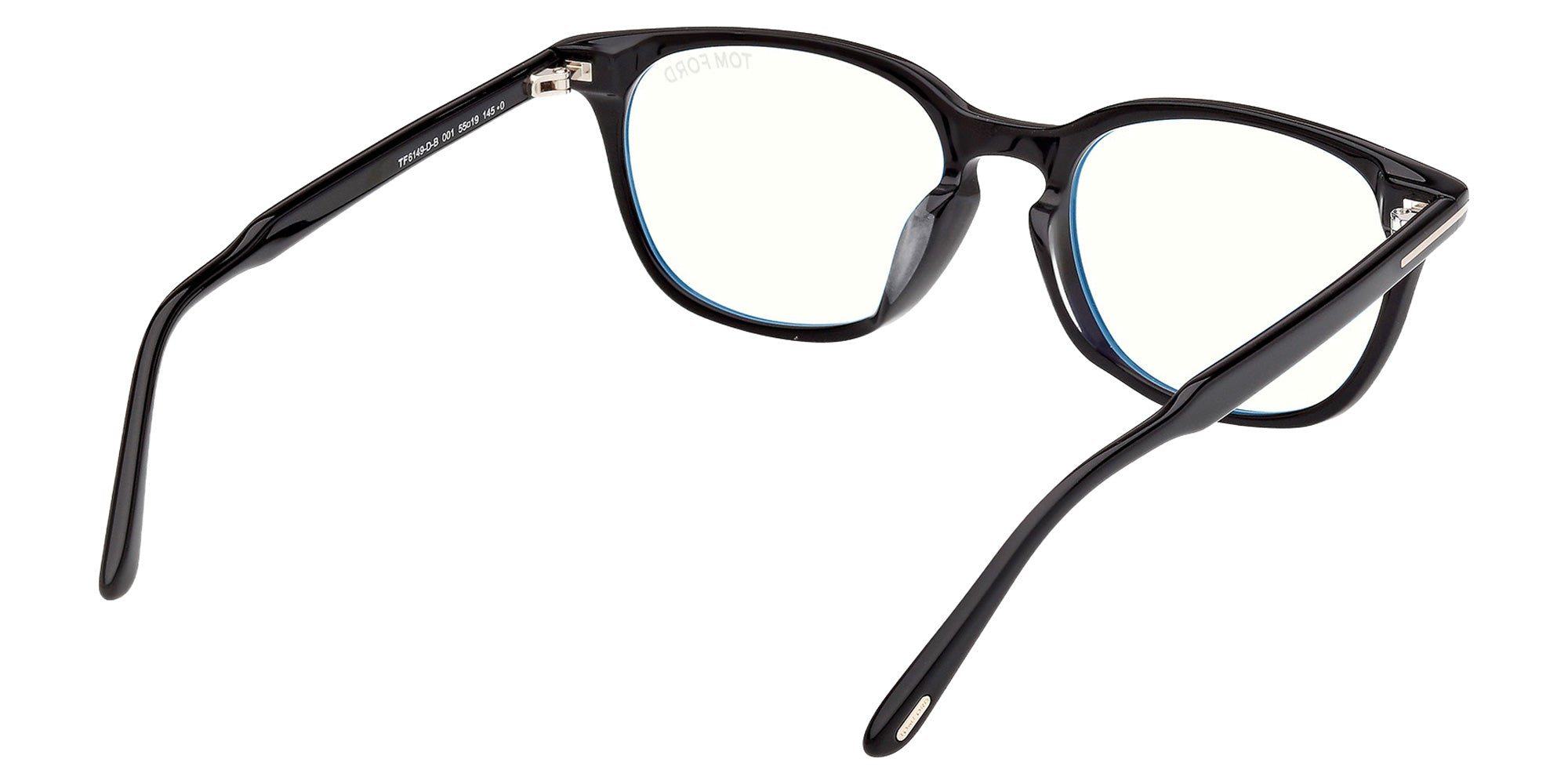 Tom Ford FT6149-D-B 001 55 - Shiny Black / Blue Filter 001 #id:ft6149db001_s:100125