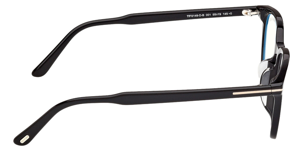 Tom Ford FT6149-D-B 001 55 - Shiny Black / Blue Filter 001 #id:ft6149db001_s:100130