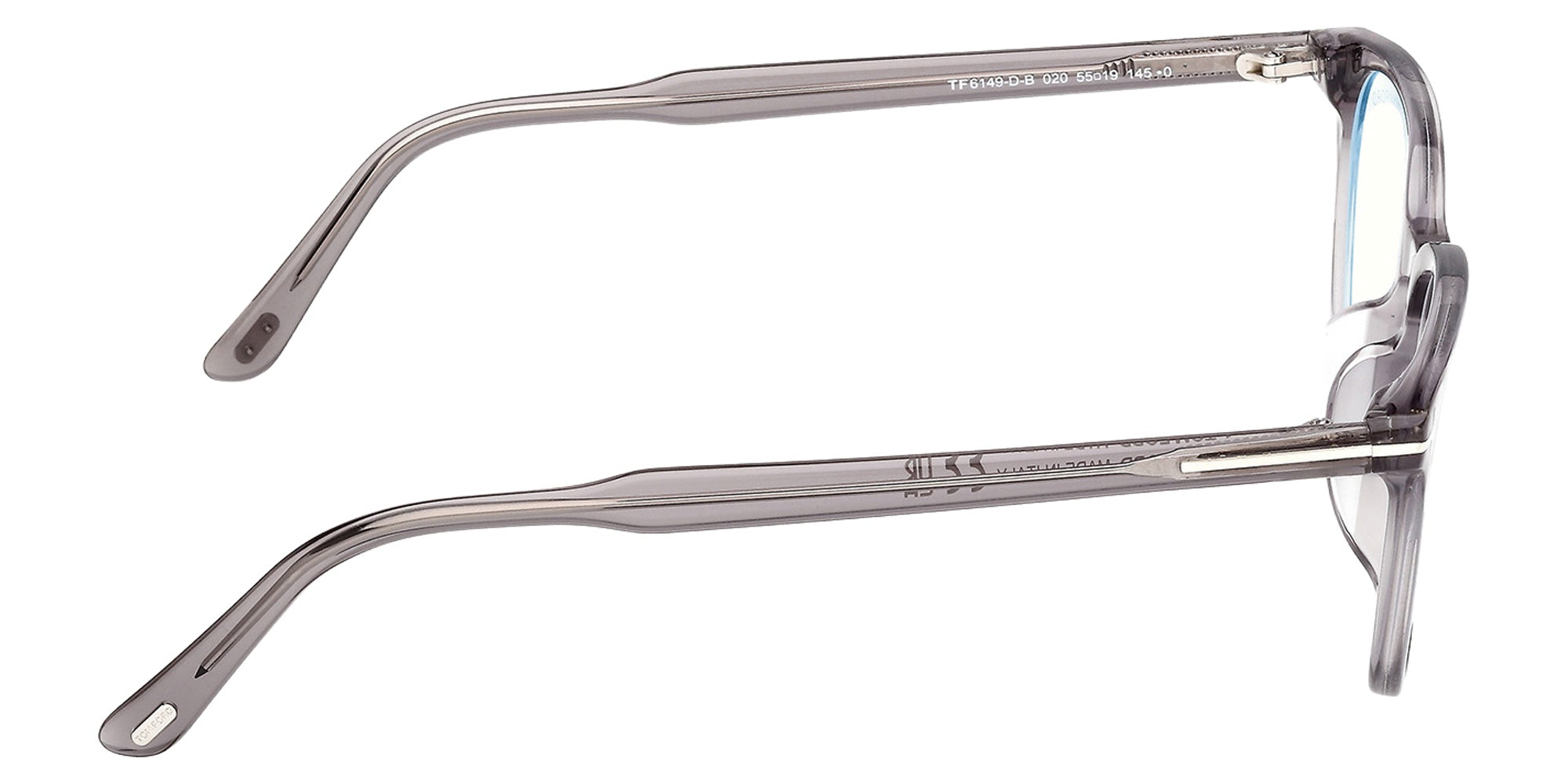 Tom Ford FT6149-D-B 020 55 - Shiny Gray / Blue Filter 020 #id:ft6149db020_s:102130