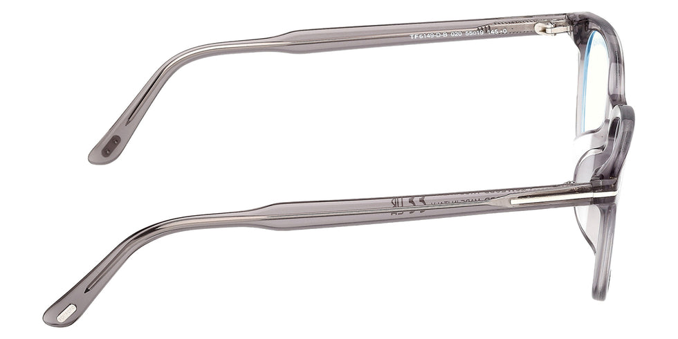 Tom Ford FT6149-D-B 020 55 - Shiny Gray / Blue Filter 020 #id:ft6149db020_s:102130