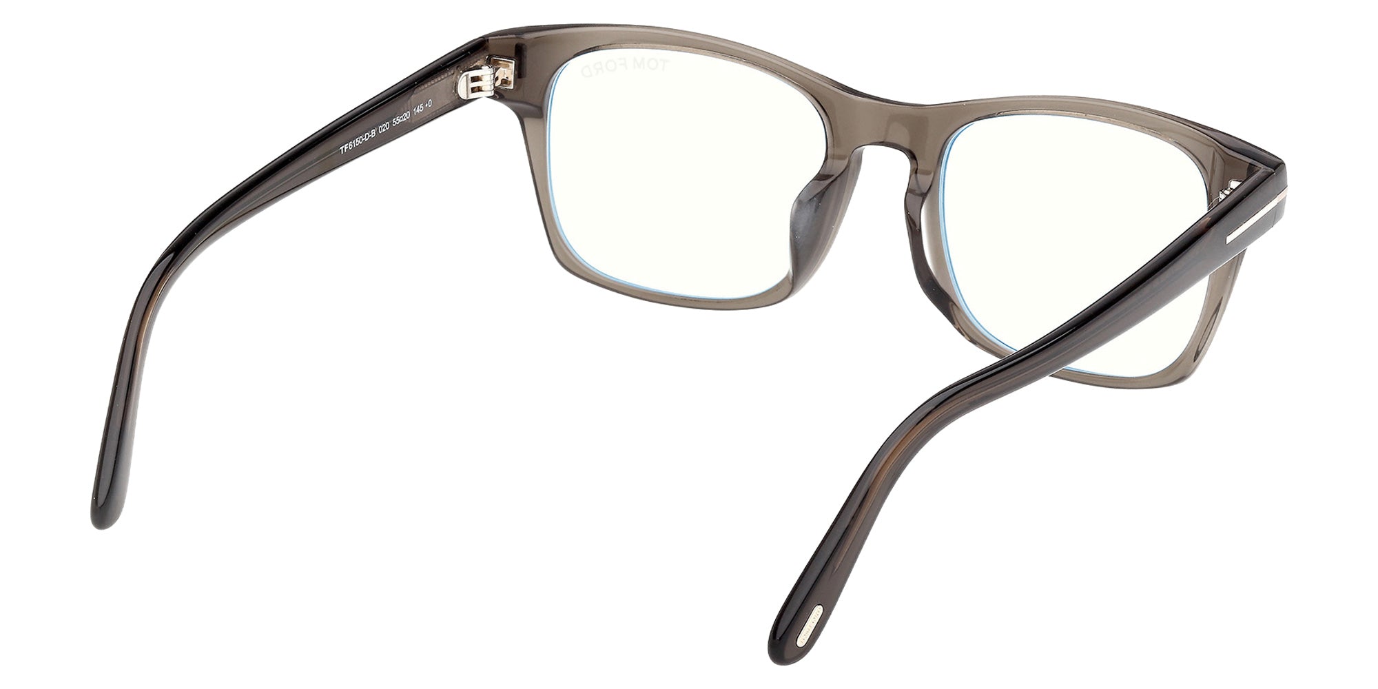 Tom Ford FT6150-D-B 020 55 - Shiny Gray / Blue Filter 020 #id:ft6150db020_s:102125