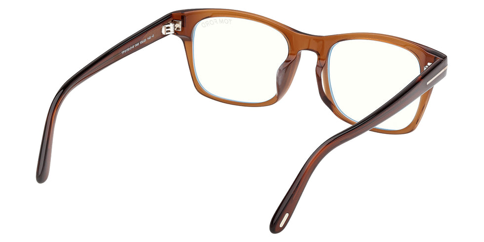 Tom Ford FT6150-D-B 048 55 - Shiny Dark Brown / Blue Filter 048 #id:ft6150db048_s:104125