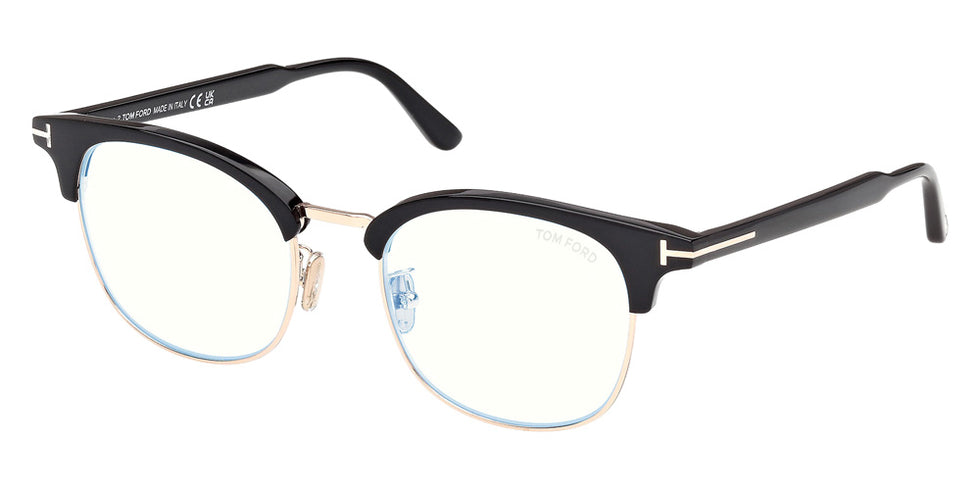 Tom Ford FT6151-D-B 001 54 - Shiny Black / Blue Filter #id:ft6151db001_s:100105