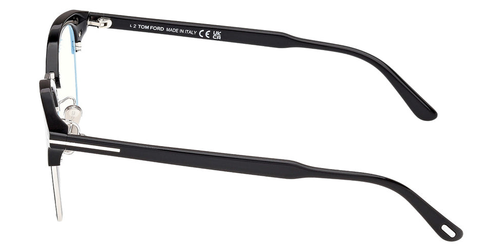 Tom Ford FT6151-D-B 005 54 - Shiny Black / Blue Filter #id:ft6151db005_s:102110