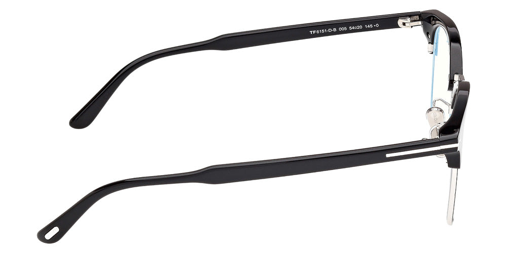 Tom Ford FT6151-D-B 005 54 - Shiny Black / Blue Filter #id:ft6151db005_s:102130