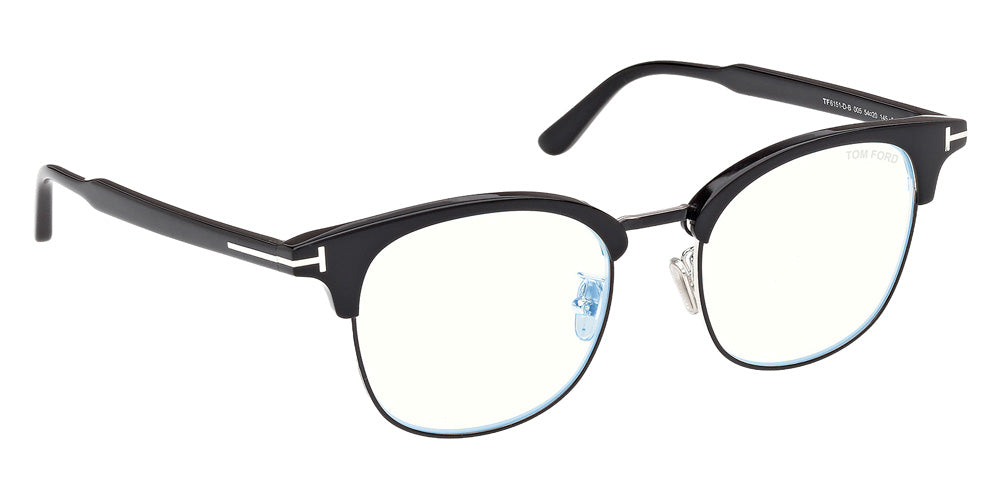 Tom Ford FT6151-D-B 005 54 - Shiny Black / Blue Filter #id:ft6151db005_s:102135