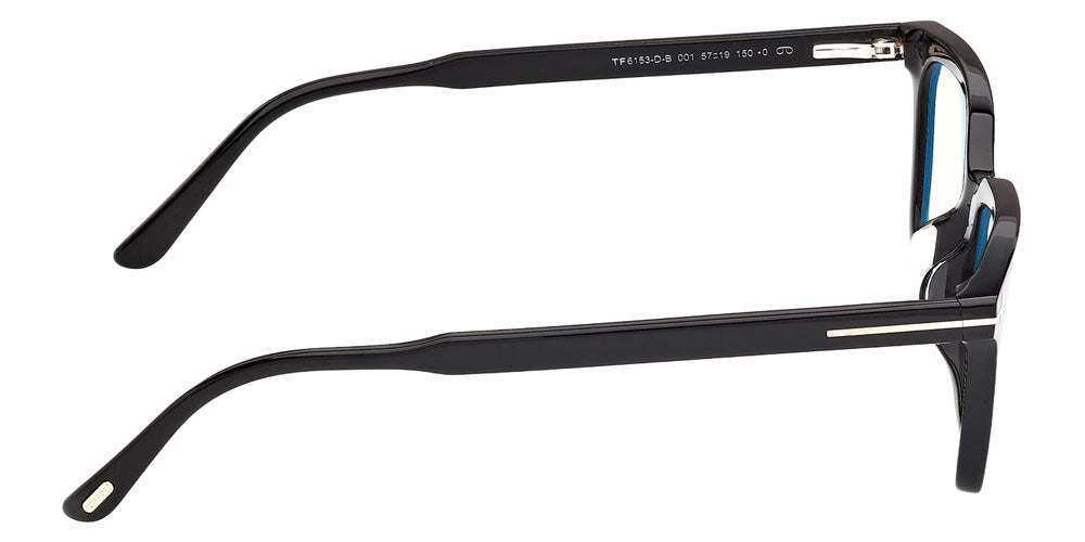 Tom Ford FT6153-D-B 001 57 - Shiny Black / Smoke Blue Filter #id:ft6153db001_s:100130