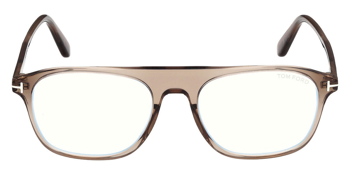 Tom Ford FT6167-B 045 53 - Shiny Light Brown / Blue Filter #id:ft6167b045_s:100100