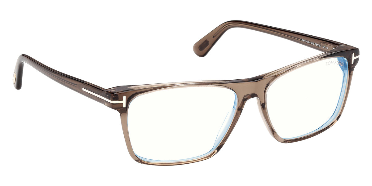 Tom Ford FT6170-B 045 56 - Shiny Light Brown / Blue Filter #id:ft6170b045_s:102135