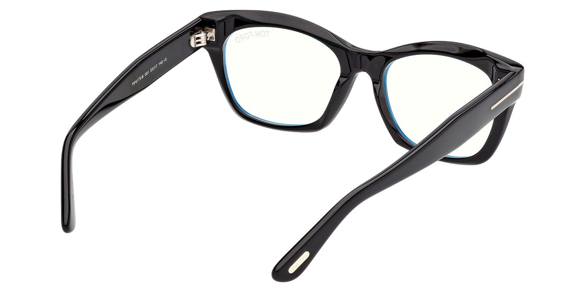 Tom Ford FT6173-B 001 53 - Shiny Black / Blue Filter #id:ft6173b001_s:100125