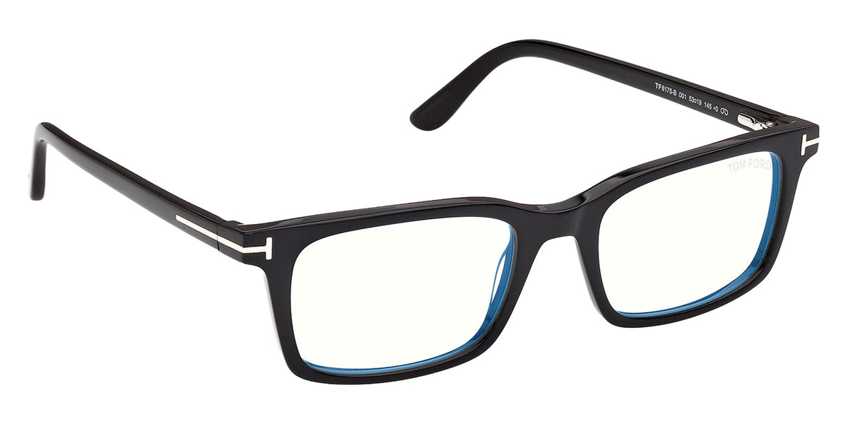 Tom Ford FT6175-B 001 53 - Shiny Black / Blue Filter #id:ft6175b001_s:100135