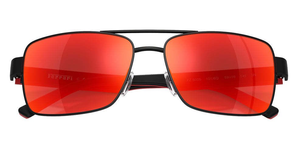 SCUDERIA FZ5005 101/6Q 59 - Black Matte / Dark Red Mirrored #id:fz50051016q_s:100125