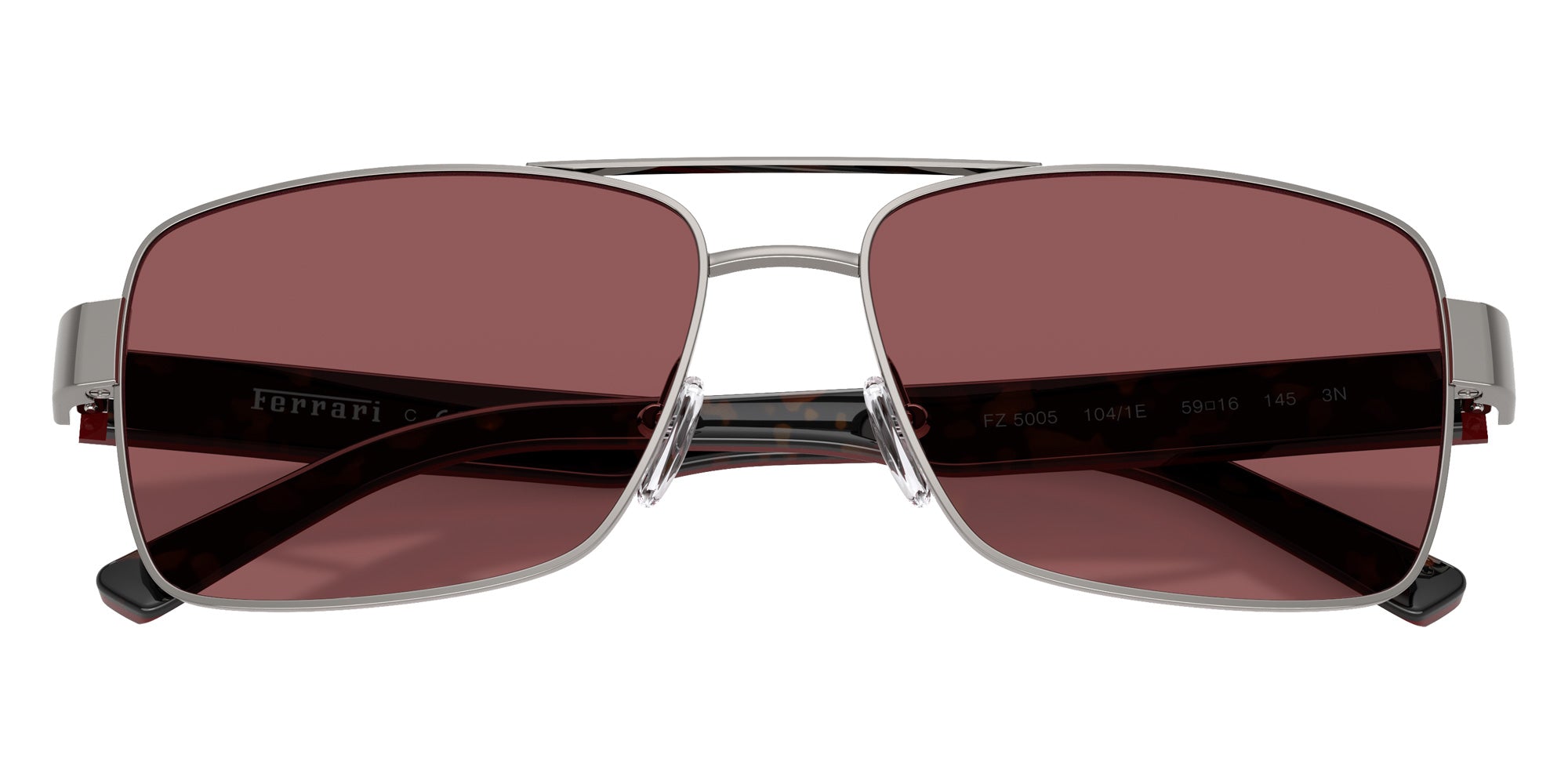 SCUDERIA FZ5005 104/1E 59 - Shiny Gunmetal / Red Ferrari Exclusive #id:fz50051041e_s:104125