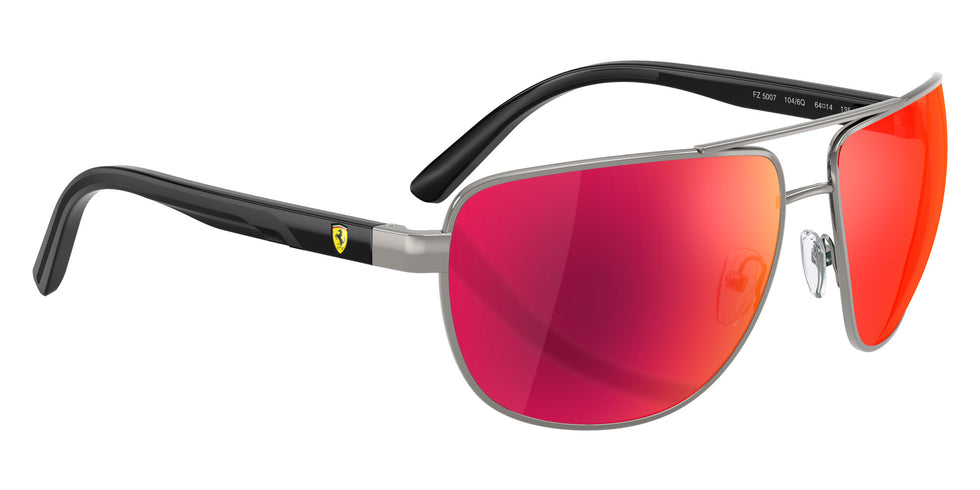 SCUDERIA FZ5007 104/6Q 64 - Shiny Dark Gunmetal / Dark Gray Mirrored Red/Yellow #id:fz50071046q_s:102120