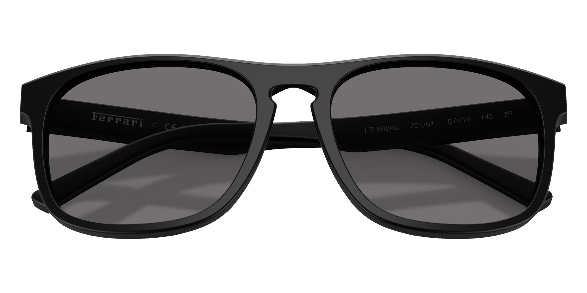 SCUDERIA FZ6020U 701/81 57 - Black Matte/Black / Polarized Dark Gray #id:fz6020u70181_s:100125