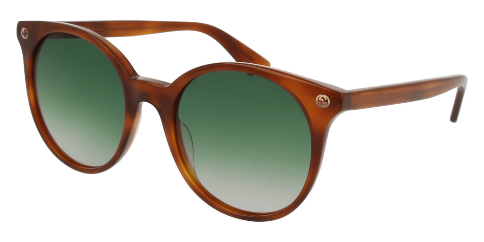 Gucci GG0091S 002 52 - Havana / Green Gradient #id:gg0091s002_s:100100