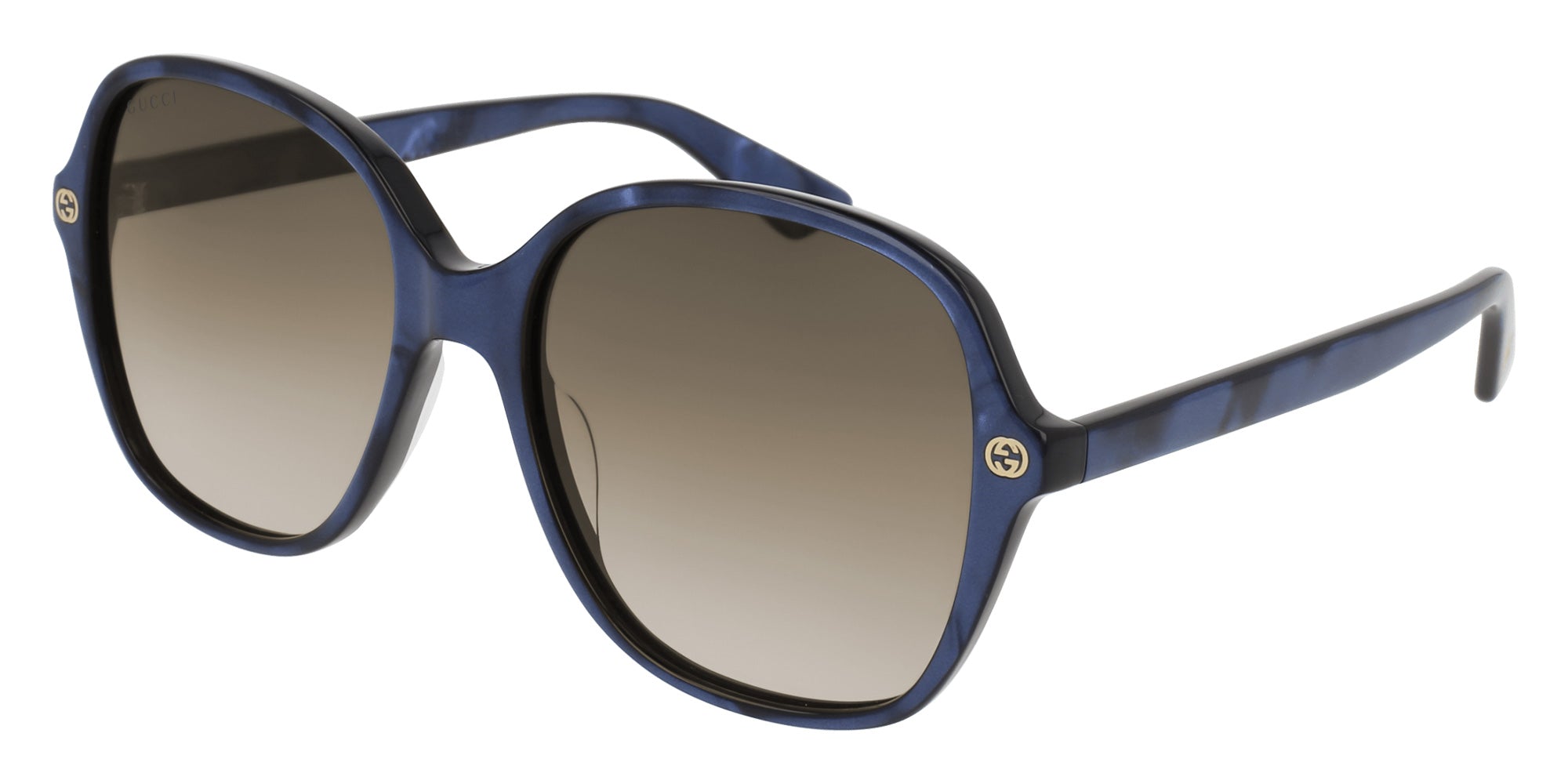 Gucci GG0092S 005 55 - Blue / Brown Gradient #id:gg0092s005_s:104100