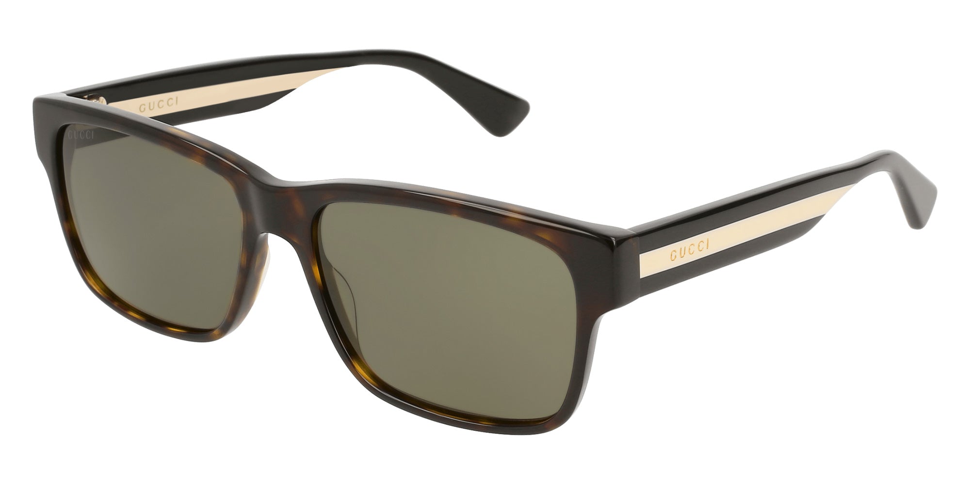Gucci GG0340S 008 58 - Havana/Multicolor / Green #id:gg0340s008_s:100100