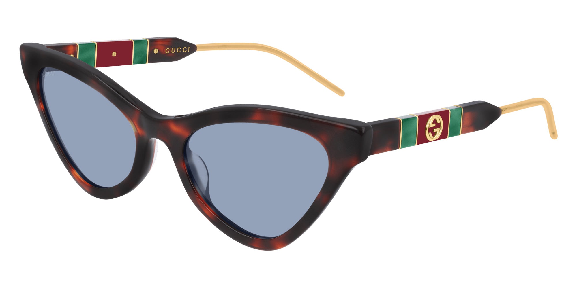 Gucci GG0597S 002 55 - Havana / Blue #id:gg0597s002_s:100100