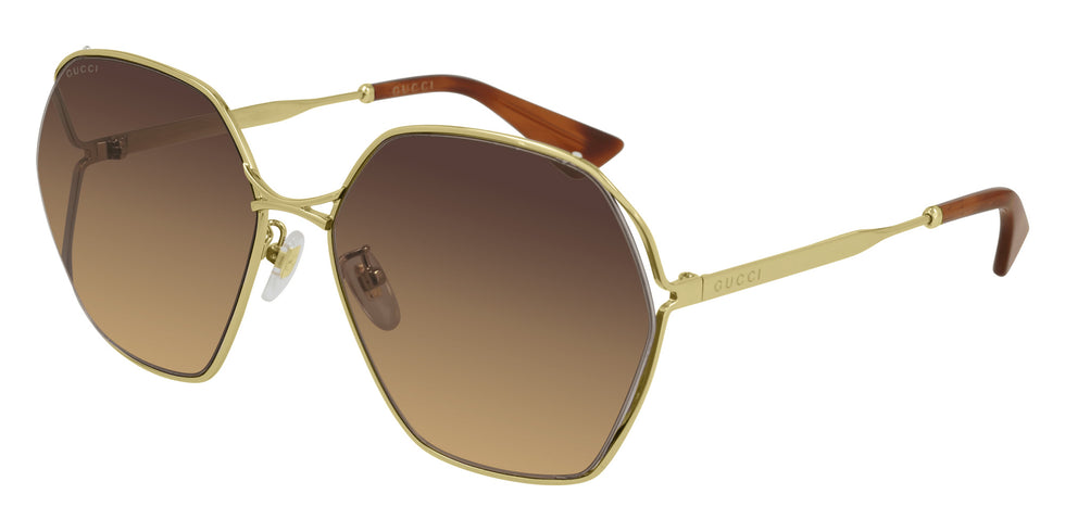 Gucci GG0818SA 002 63 - Gold / Brown #id:gg0818sa002_s:100100