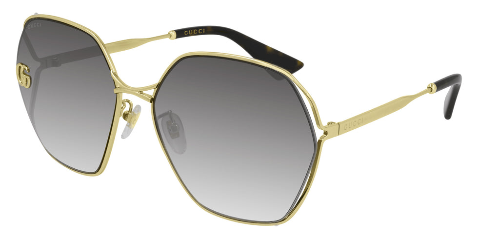 Gucci GG0818SA 005 63 - Gold / Gray Gradient #id:gg0818sa005_s:104100