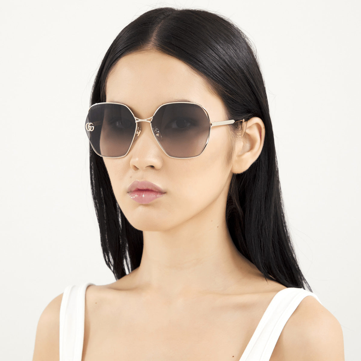 Gucci GG0818SA 005 63 - Gold / Gray Gradient #id:gg0818sa005_s:104105