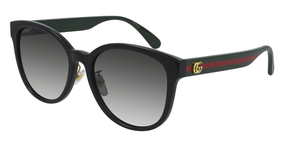 Gucci GG0854SK 001 56 - Black/Green / Gray Gradient #id:gg0854sk001_s:100100