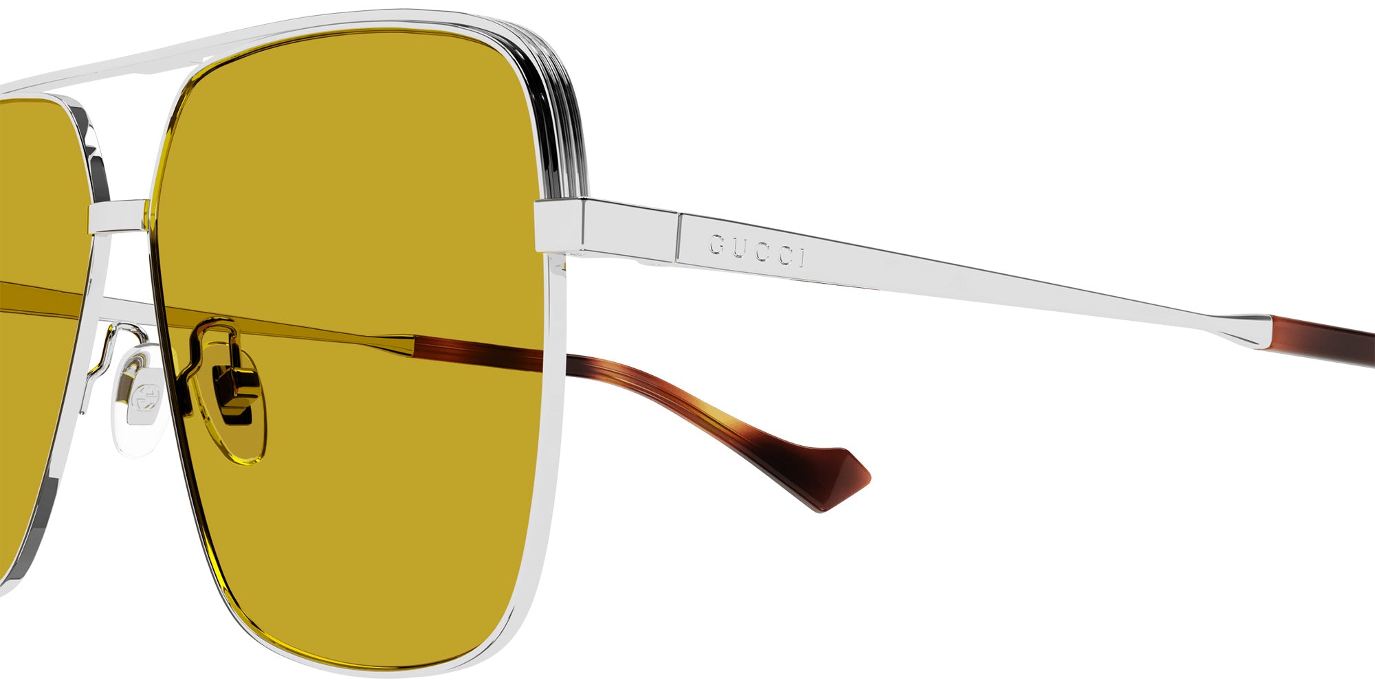 Gucci GG1099SA 004 61 - Silver / Yellow #id:gg1099sa004_s:104110