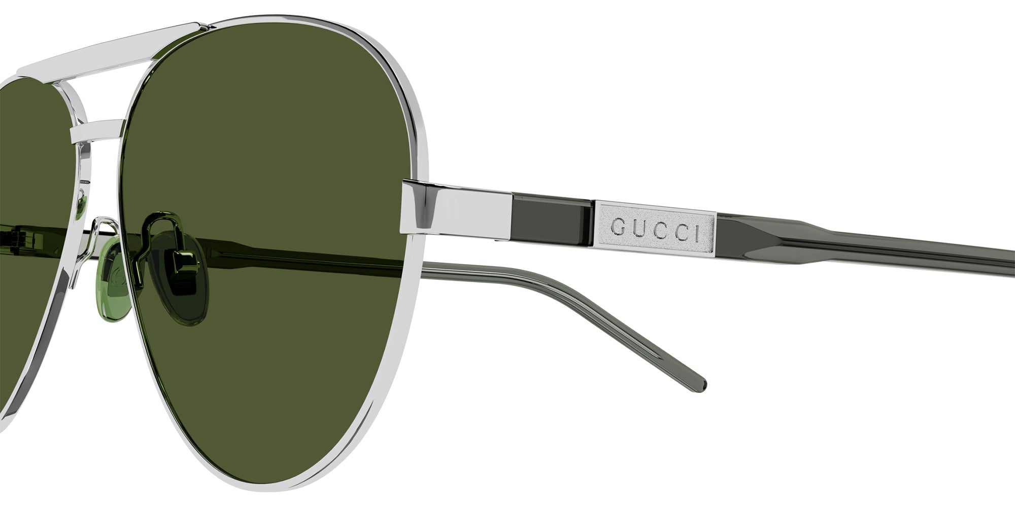 Gucci GG1163S 002 60 - Silver/Gray / Green #id:gg1163s002_s:100110