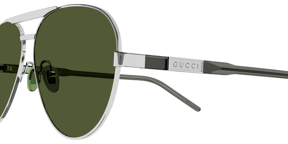 Gucci GG1163S 002 60 - Silver/Gray / Green #id:gg1163s002_s:100110