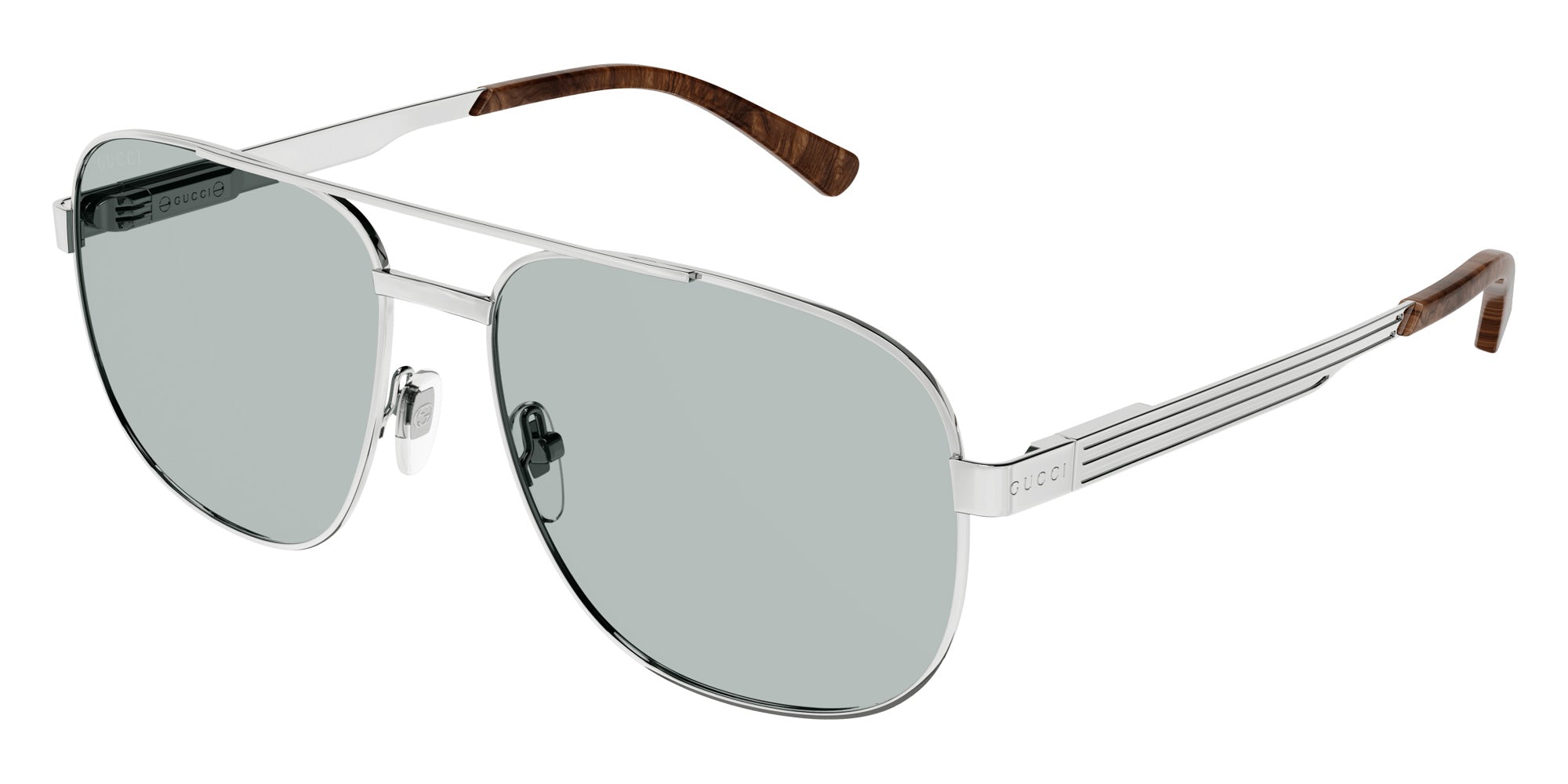 Gucci GG1223S 004 60 - Silver / Green #id:gg1223s004_s:102105