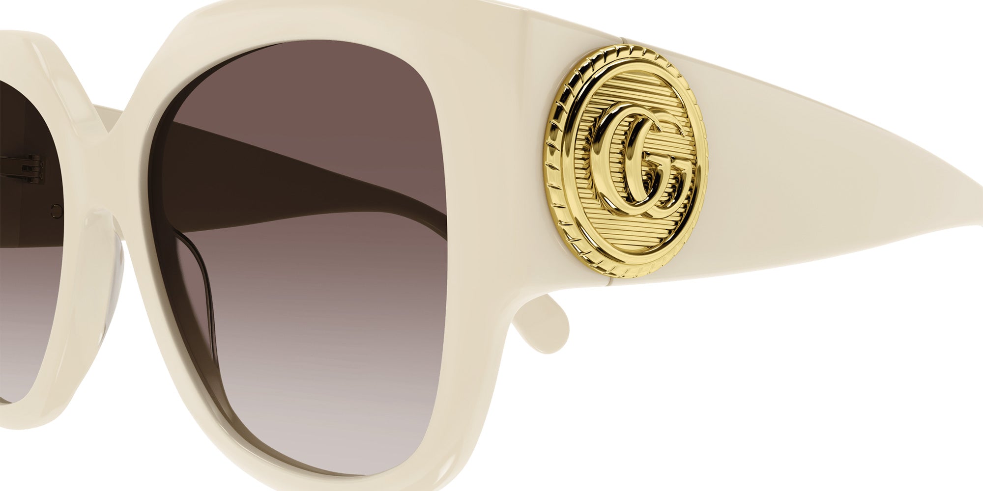 Gucci GG1407S 004 54 - Ivory / Brown Gradient #id:gg1407s004_s:102110