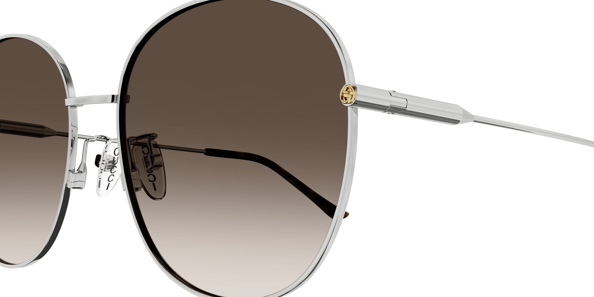 Gucci GG1416SK 002 59 - Silver / Brown #id:gg1416sk002_s:100110