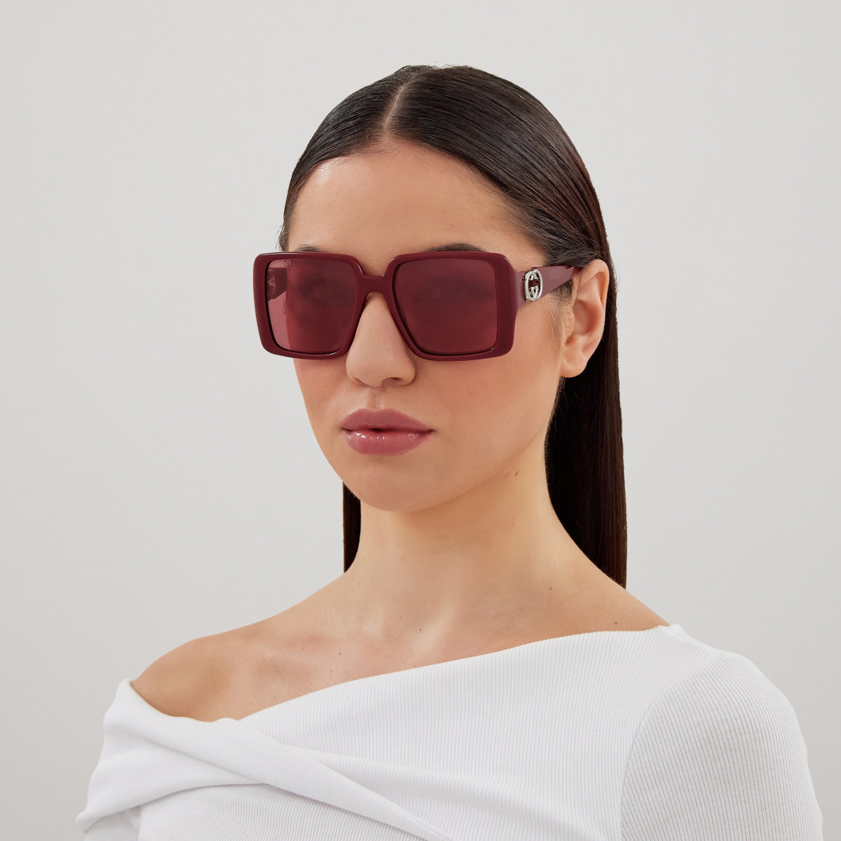 Gucci GG1692S 005 54 - Burgundy / Red Flash #id:gg1692s005_s:102115