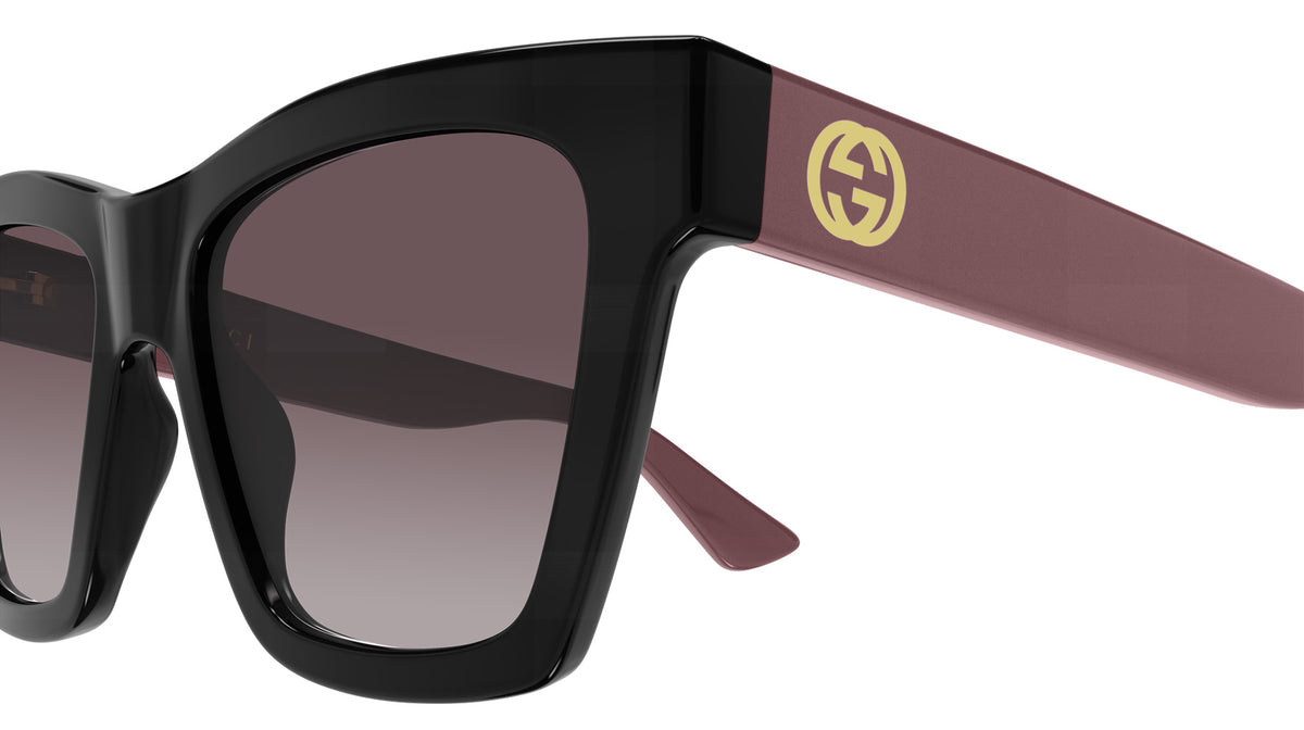 Gucci GG1714S 010 54 - Black/Burgundy / Red Gradient #id:gg1714s010_s:100110
