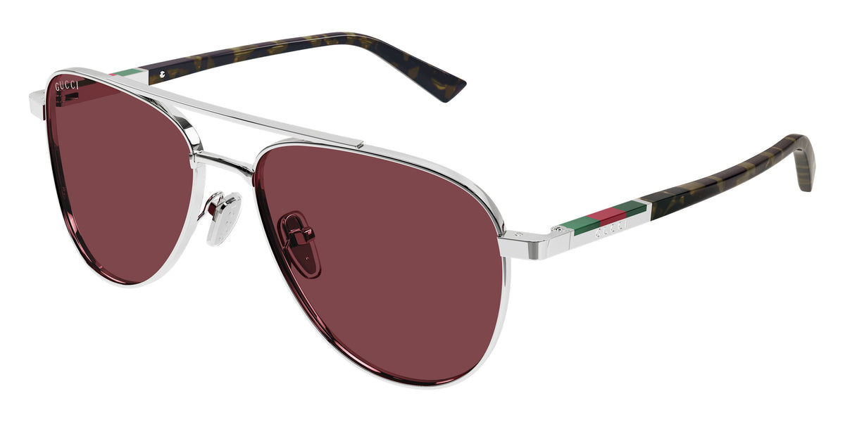 Gucci GG1962S 003 56 - Silver/Havana / Red #id:gg1962s003_s:100105