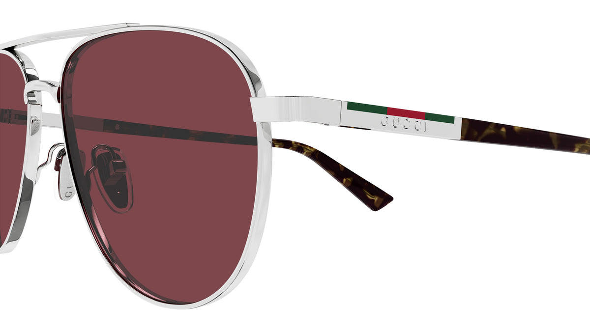 Gucci GG1962S 003 56 - Silver/Havana / Red #id:gg1962s003_s:100110