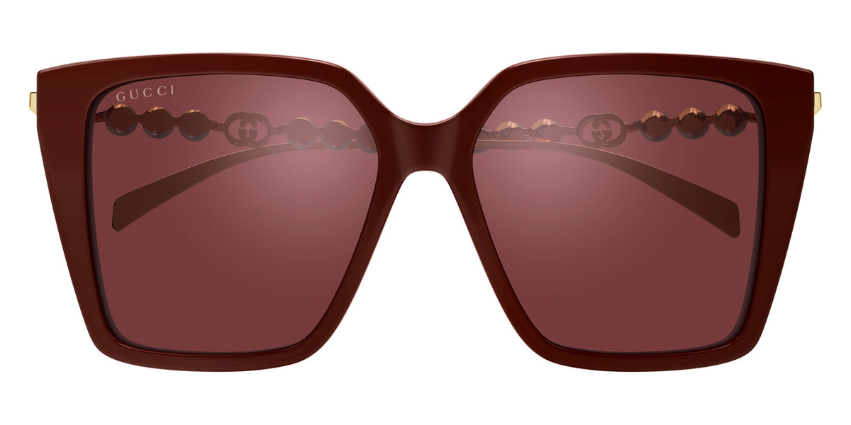 Gucci GG1967S 004 54 - Burgundy/Gold / Red Mirrored #id:gg1967s004_s:100100