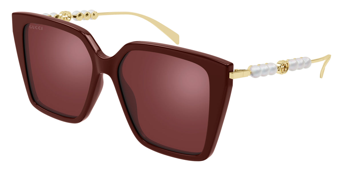 Gucci GG1967S 004 54 - Burgundy/Gold / Red Mirrored #id:gg1967s004_s:100105