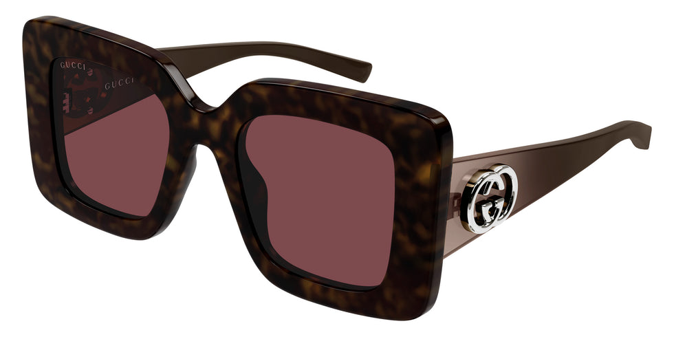Gucci GG2025S 002 49 - Havana/Brown / Red #id:gg2025s002_s:102105