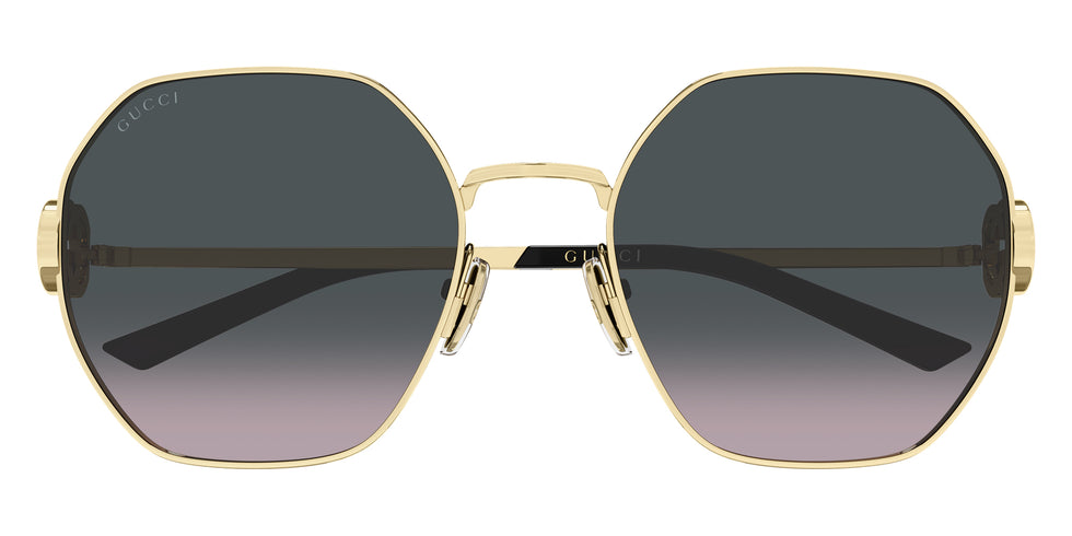 Gucci GG2046S 002 58 - Gold / Gray Gradient Double #id:gg2046s002_s:100100